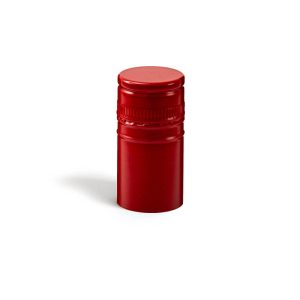 Navojni zatvarač za vino crvena Saranex – 30×60 mm (100 kom)